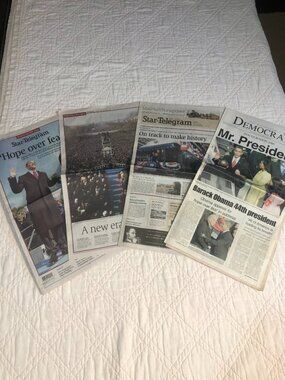 Barack Obama is 44th President Newspapers, Fort Worth Star Telegram/Weatherford